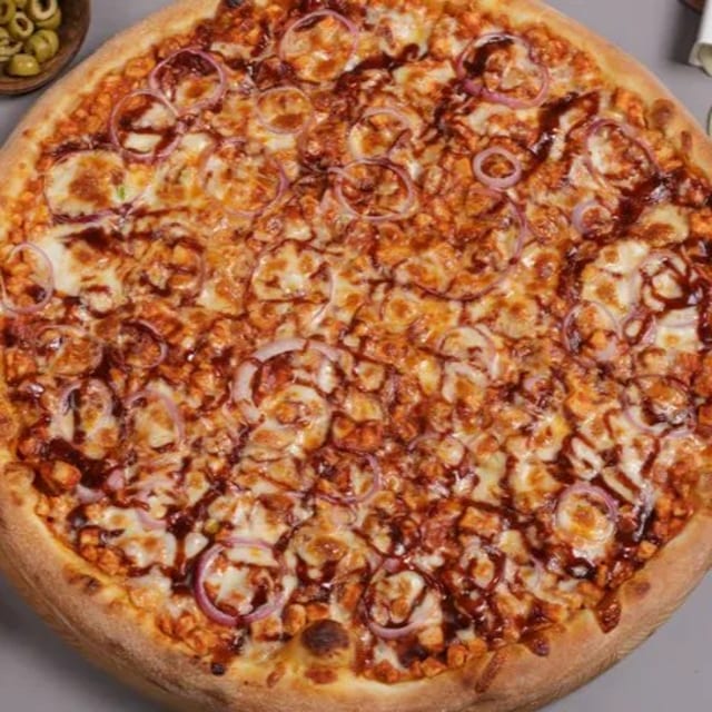 BBQ Chicken Classic Pizza.