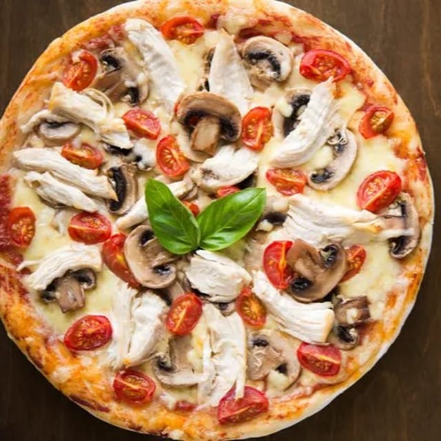 Chicken Piccata Pizza.