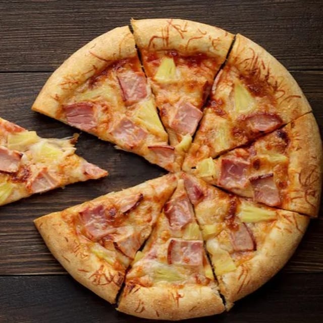 BBQ Hawaiian Pizza.