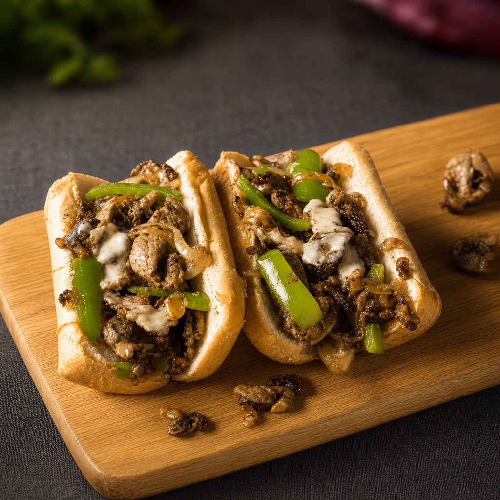 Philly Cheesesteak Sandwich.