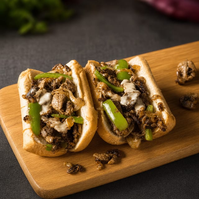 Philly Cheesesteak Sandwich.