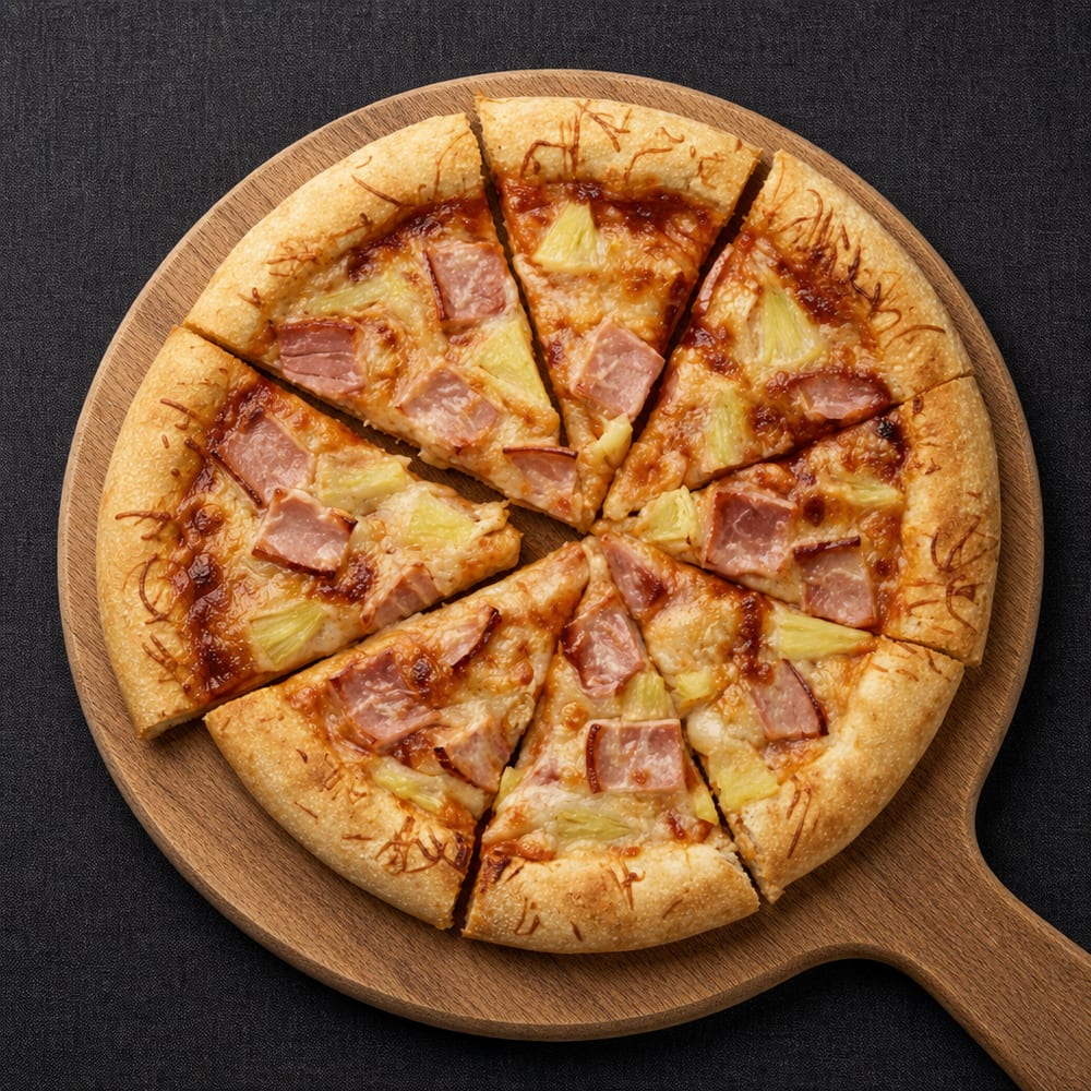 BBQ Hawaiian Pizza.