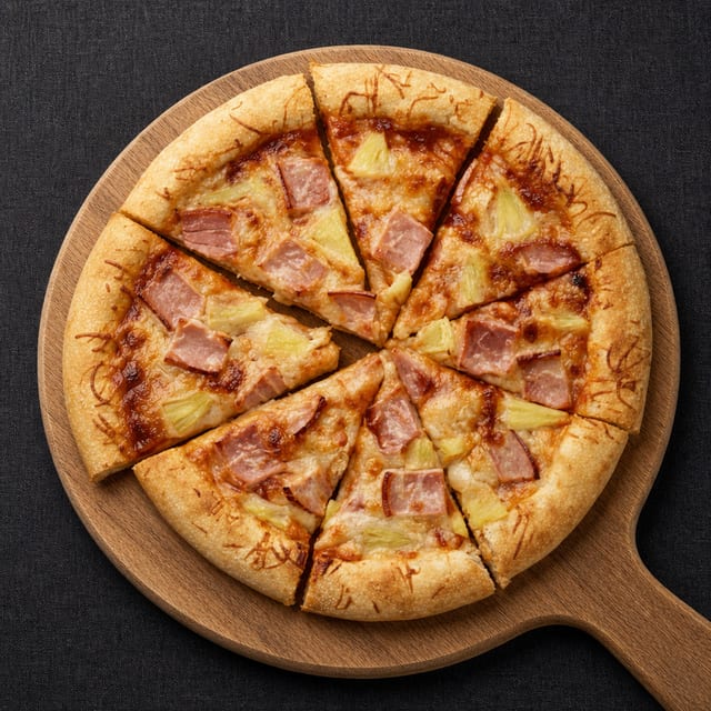 BBQ Hawaiian Pizza.