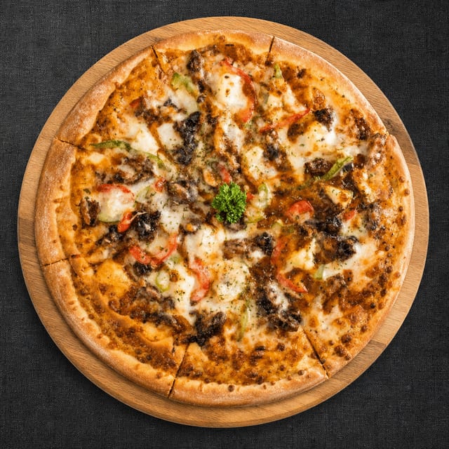Cheeseburger Pizza.