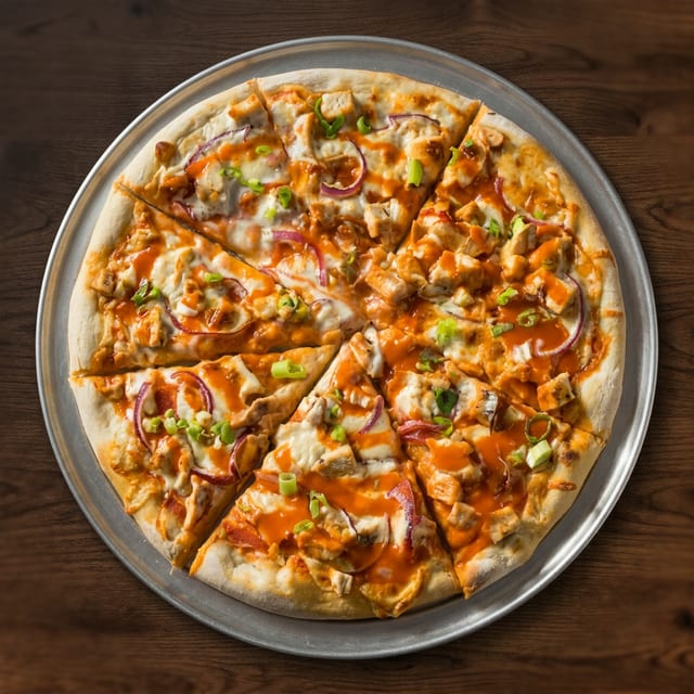Buffalo Chicken Classic Pizza.
