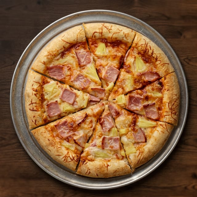 BBQ Hawaiian Pizza.