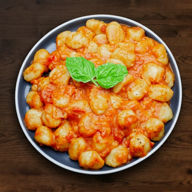Gnocchi Vodka.